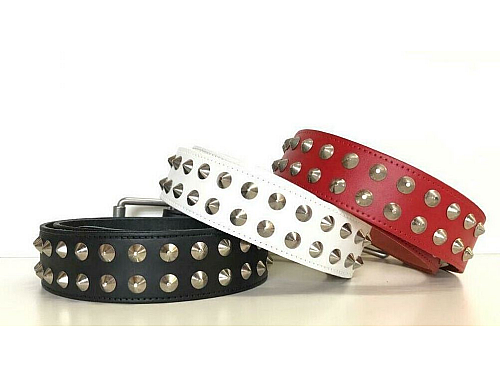 Conical 2 Row STUDDED Belt - Assorted Colours Available
